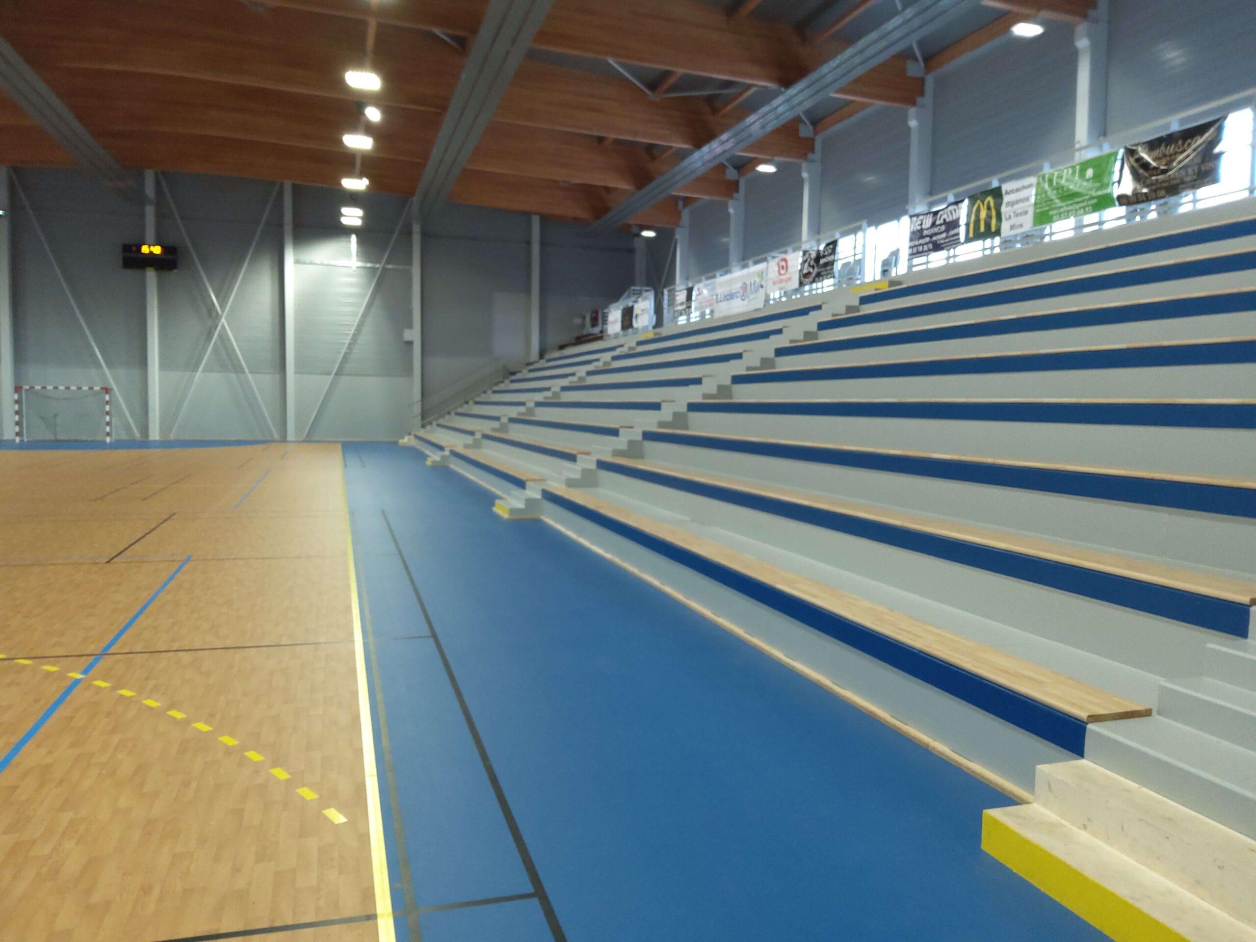 Aménagement intérieur du gymnase 