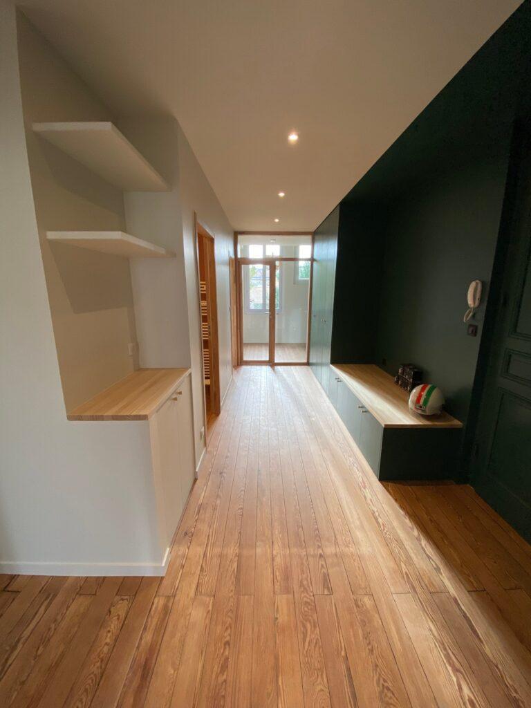 Photo 4 de réalisation de menuiserie intérieure en bois pour Appartement Amboise - PL Agencement